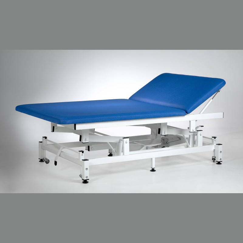 table bobath electrique sellerie bleue centre de reeducation